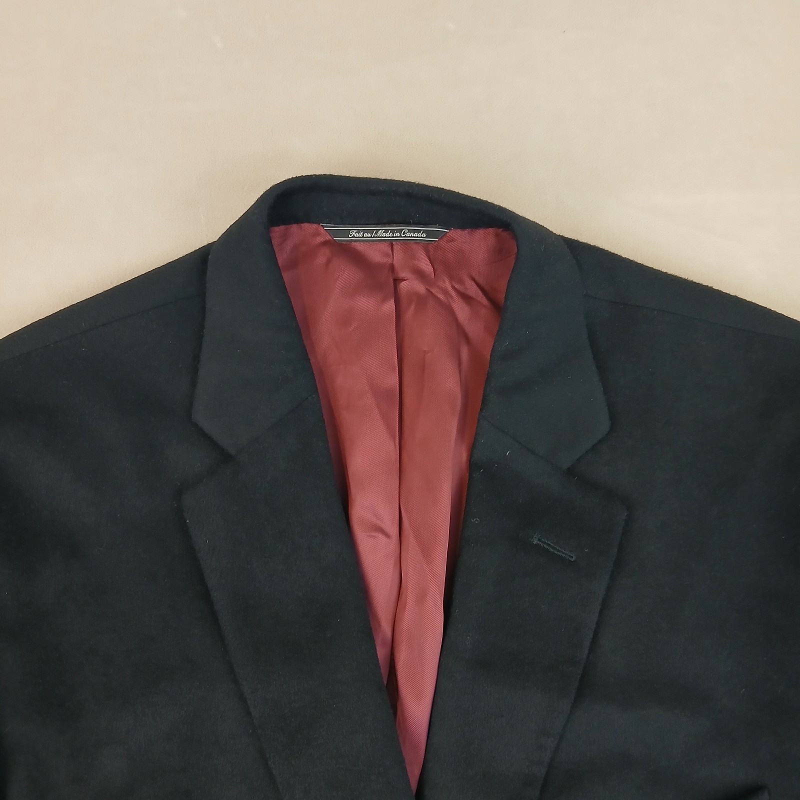 Saks Fifth Lanificio Cerruti 46R Mens Blazer Jacket Cashmere 21×29 **FITS 42R **