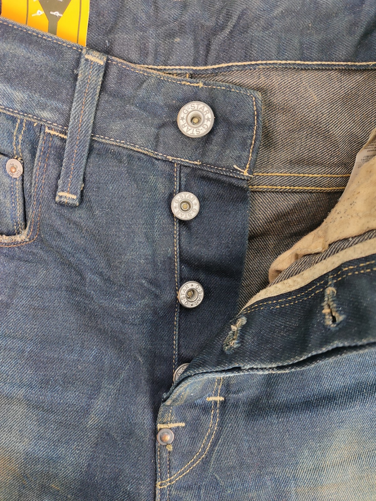 G-Star Raw Type C 3D Loose Tapered Fit Denim Jeans Dark Aged Size W29 L32