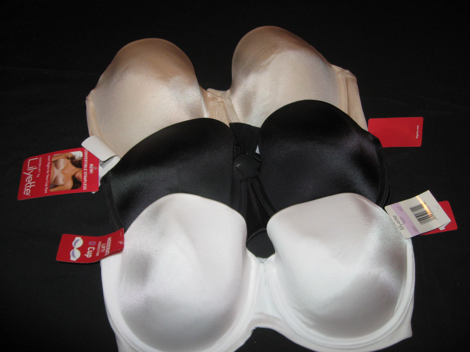 1 Lilyette by Bali 983 Women’s Custom Lift Strapless Bra Choose size/color NWT