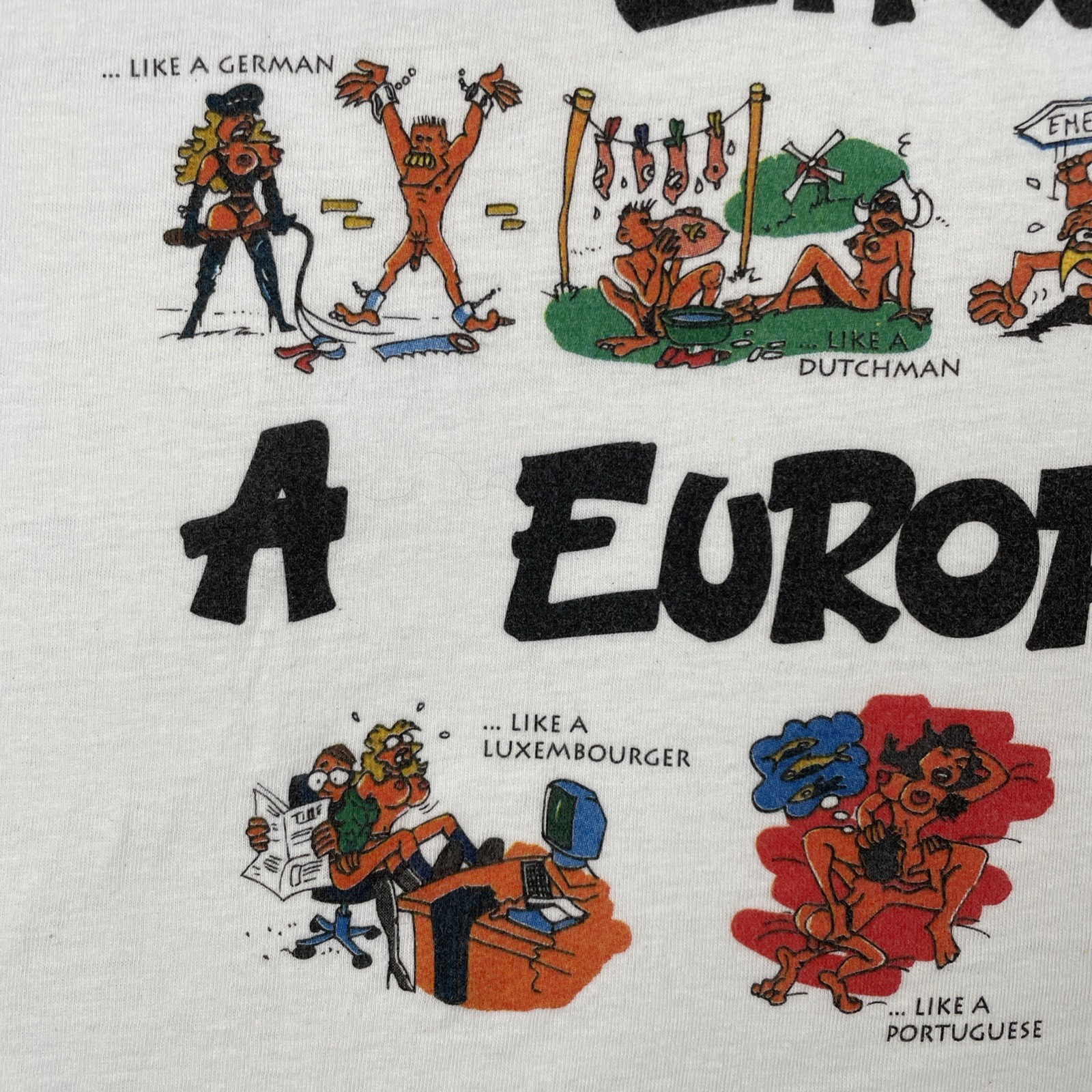 Vintage B&C 150 2XL Do It Like A European Shirt Euro Style Pure Cotton Xtra Soft