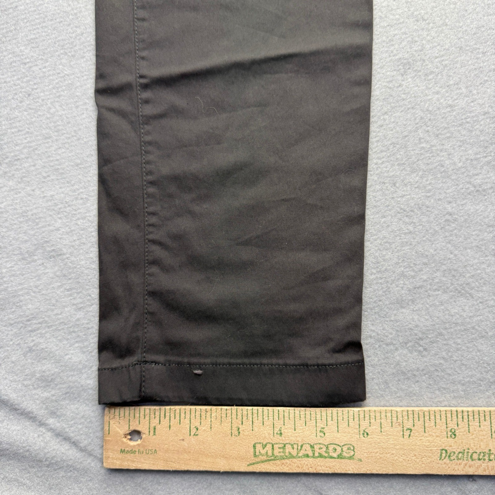 Birddogs Chino Pants Mens 34×32 Gray Lined Stretch Casual Trousers NEED REPAIR