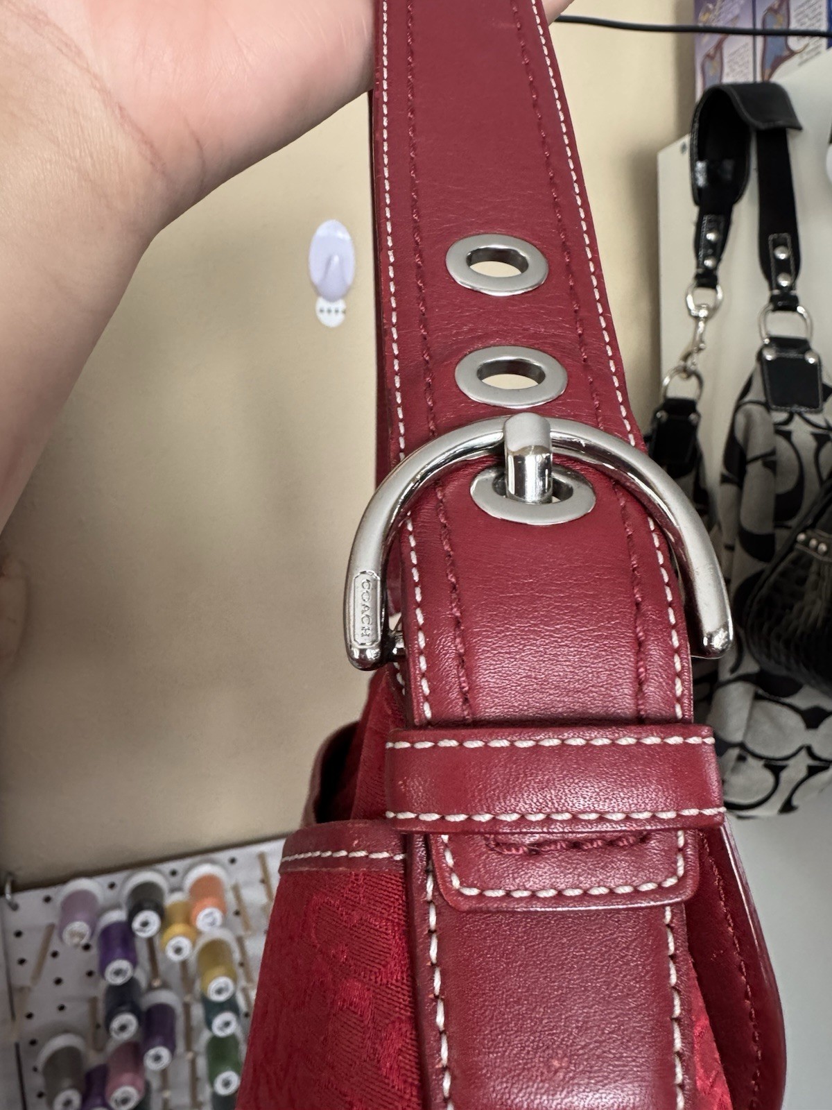 Y2K Red Large Coach SoHo