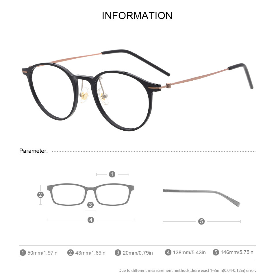 Retro β-Titanium Photochromic Grey Reading Glasses Single Vision Sunglass Reader
