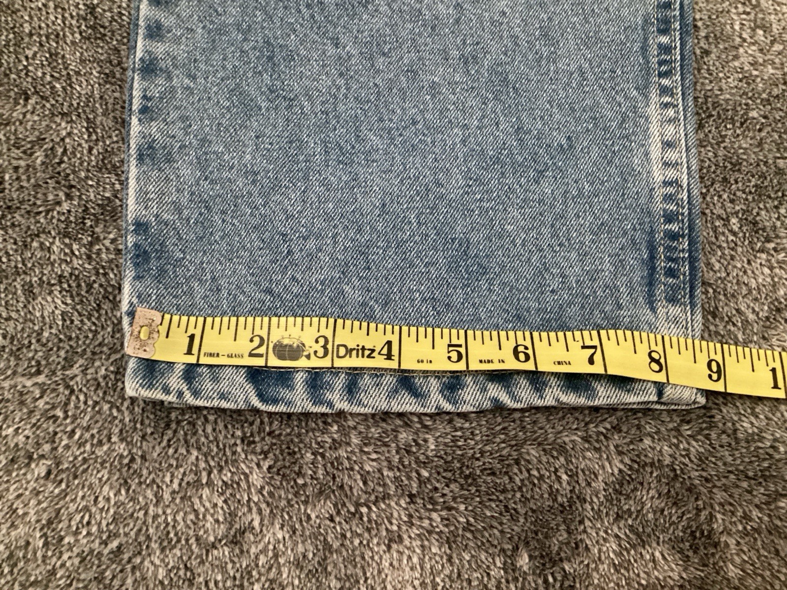 Falls Creek Relaxed Fit Jeans Mens Size 36×32 Cotton Stone Wash NEW