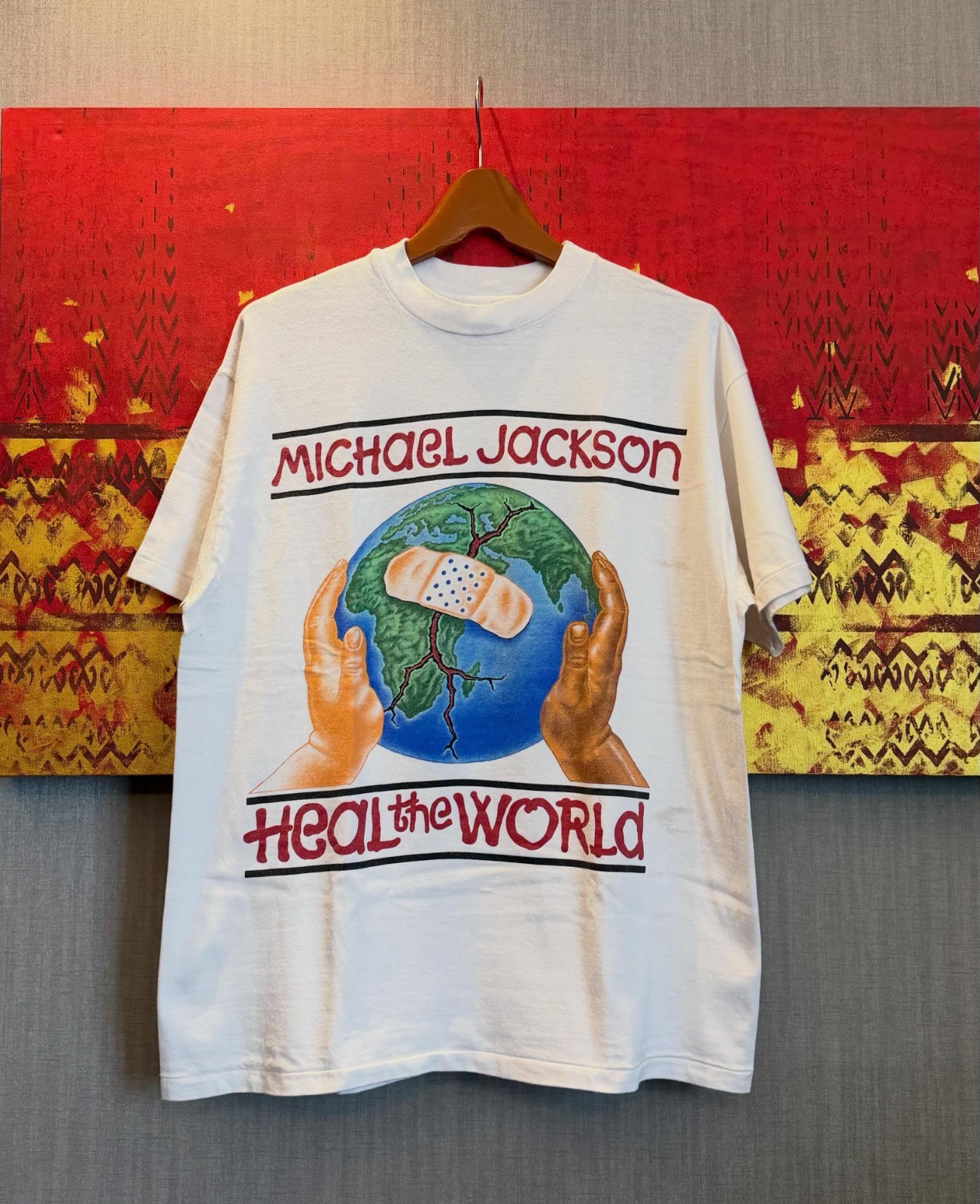 Vintage Michael Tee for his 1993 Superbowl Performance Reprint S-5XL