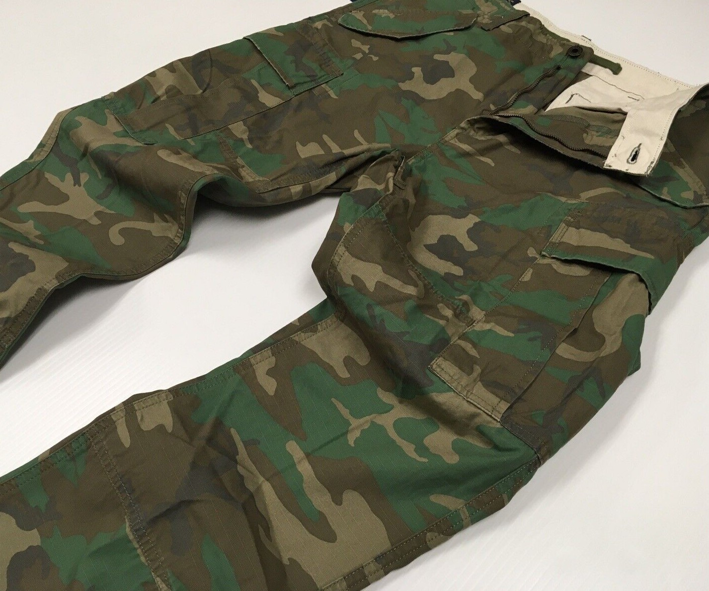 Polo Ralph Lauren Military Army Forest Camo Paratrooper Hunting Slim Cargo Pants