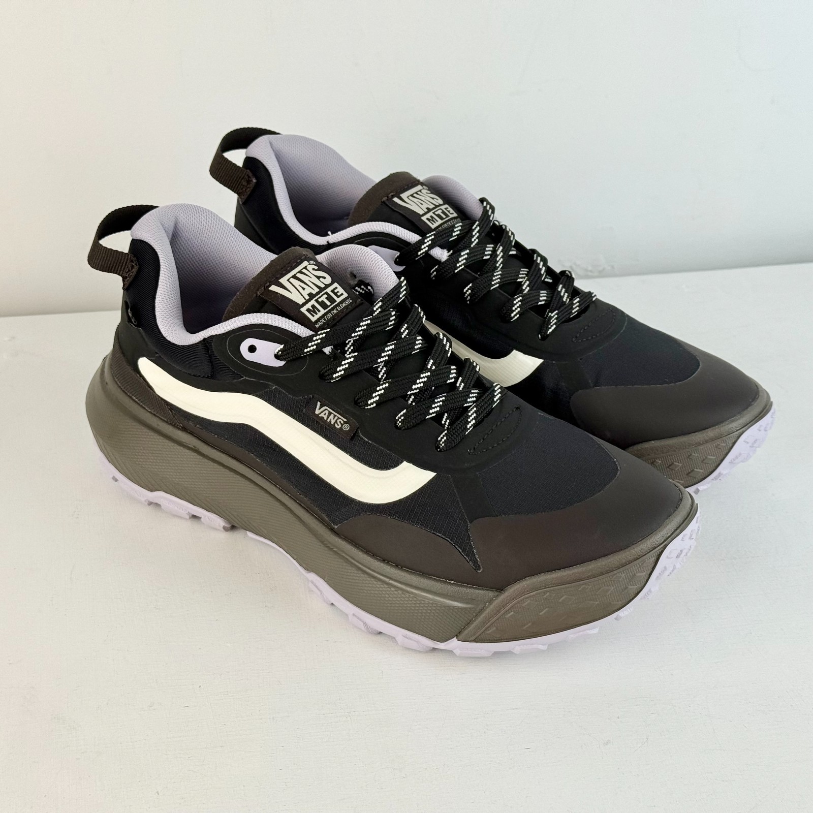 M6, W7.5 – Vans MTE Crosspath Brown Black Purple Hiking Sneaker – 721356