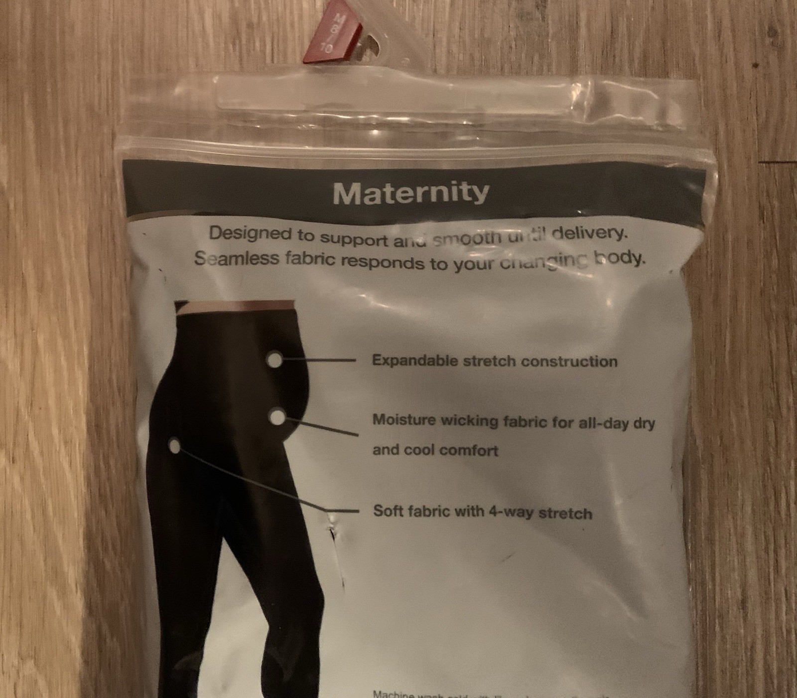 Time And Tru Black Maternity Size Medium 8-10 Soft & Comfortable Legging