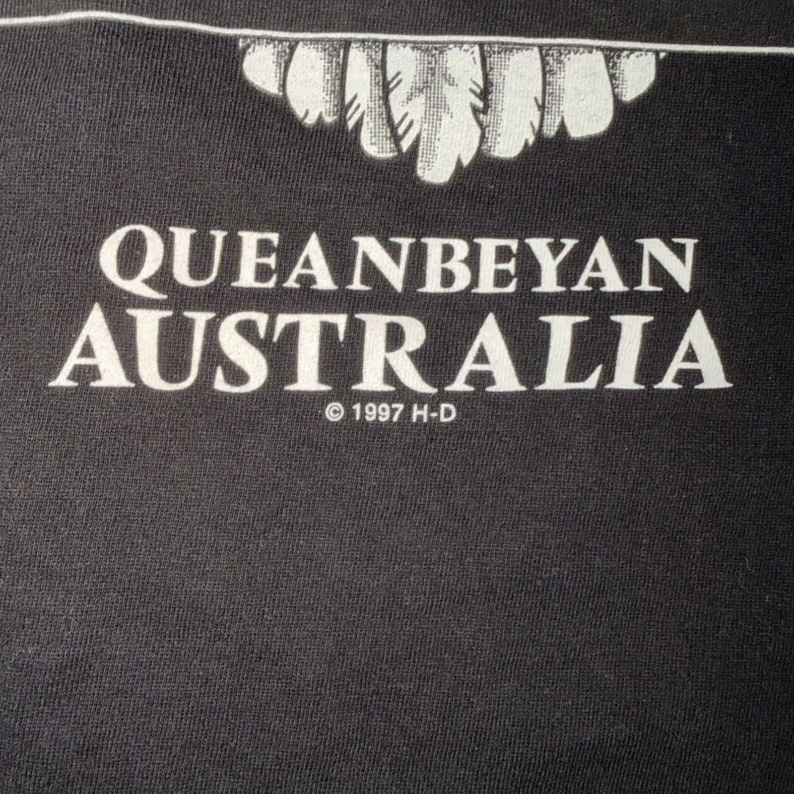 Vintage 2005 Harley Davidson Australia T Shirt Black Eagle Biker Motorcycle XXL