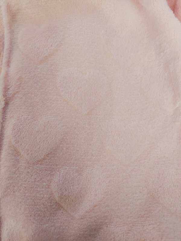 BCBGirls Super Soft & Cozy Robe Pink Hearts
