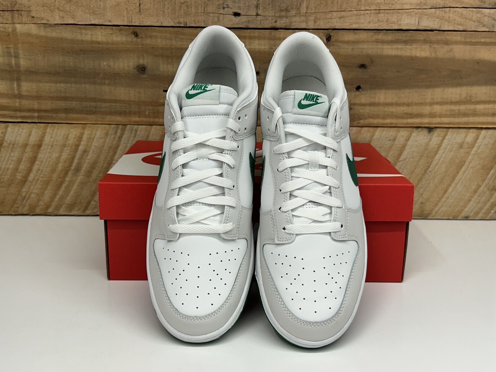 Men’s Nike Dunk Low “Summit White Malachite” Green Multi Size (DV0831 107) New
