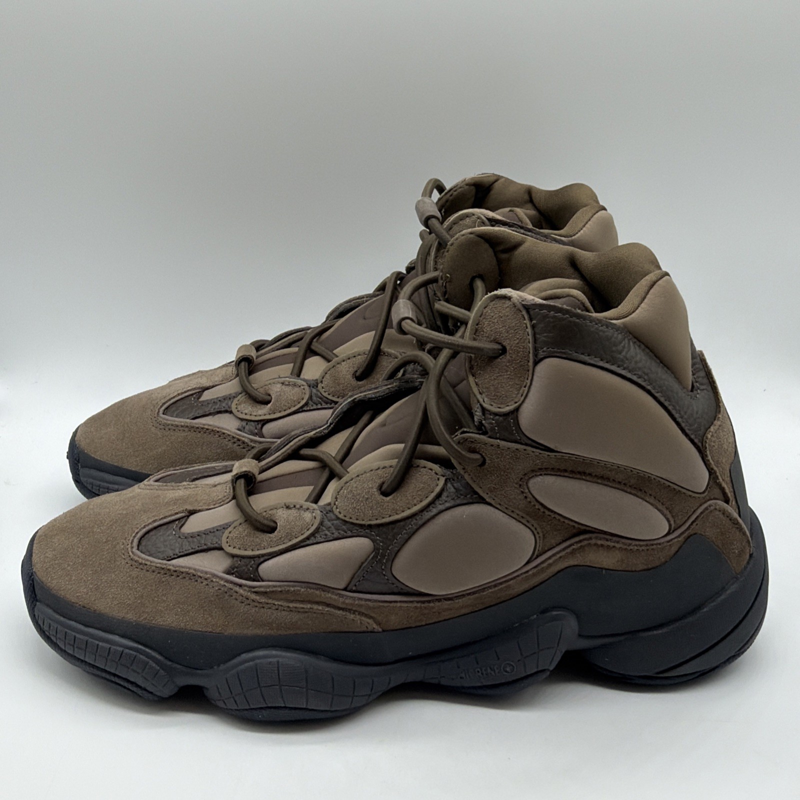 Adidas Yeezy 500 High Shoes Men’s Size 12 Taupe Black Brown W/box