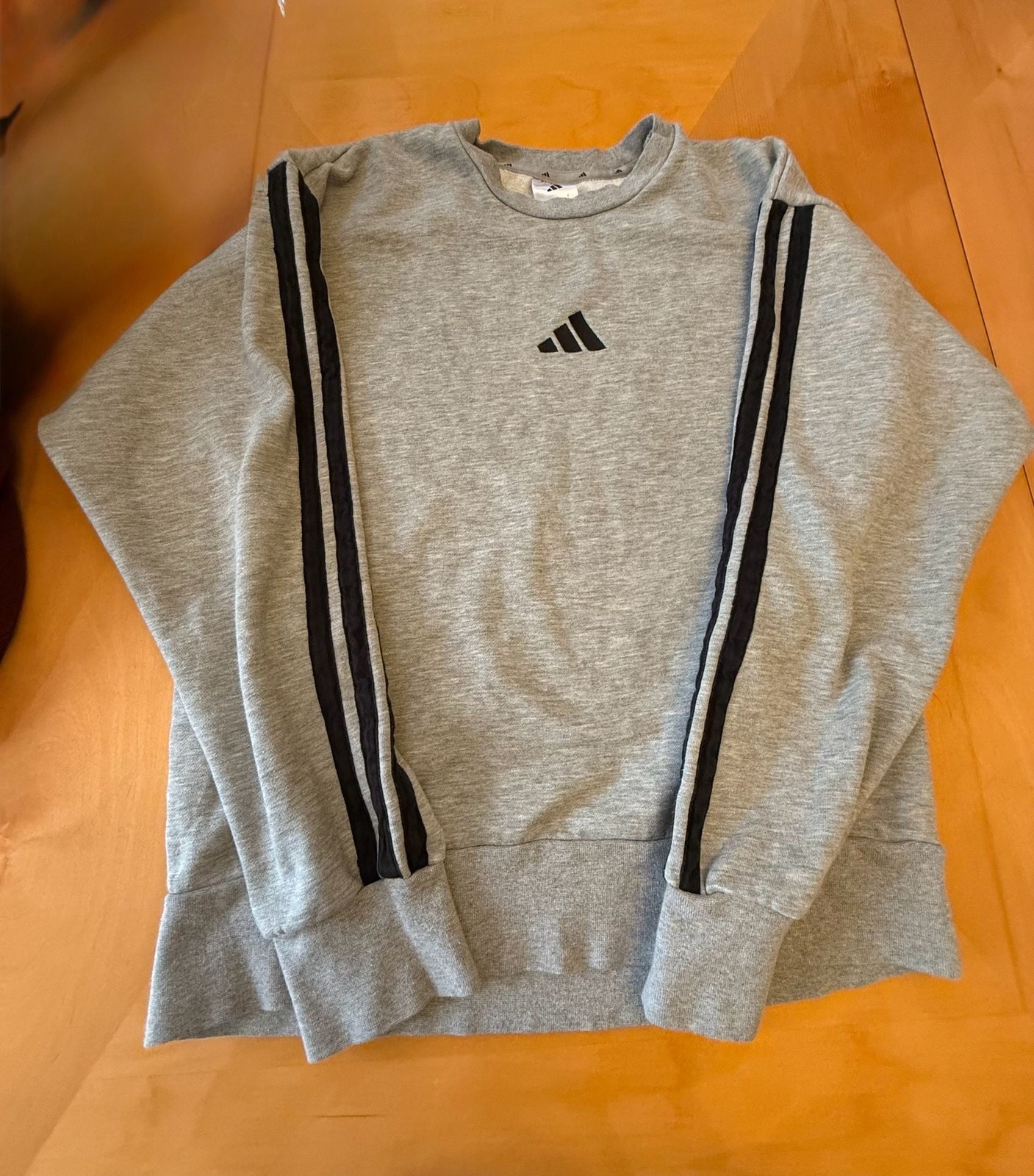 adidas Men’s Essentials 3-Stripes Fleece Crewneck Sweatshirt