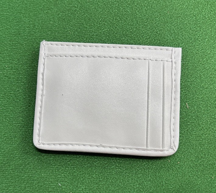 Miu Miu White Quilted Leather Logo ID/Document Holder Card Case