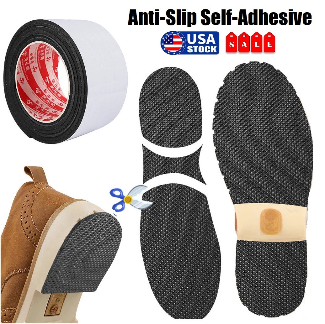 2× Anti-Slip Self-Adhesive Roll Shoe Sole Protector Pads High Heels Sports Shoes