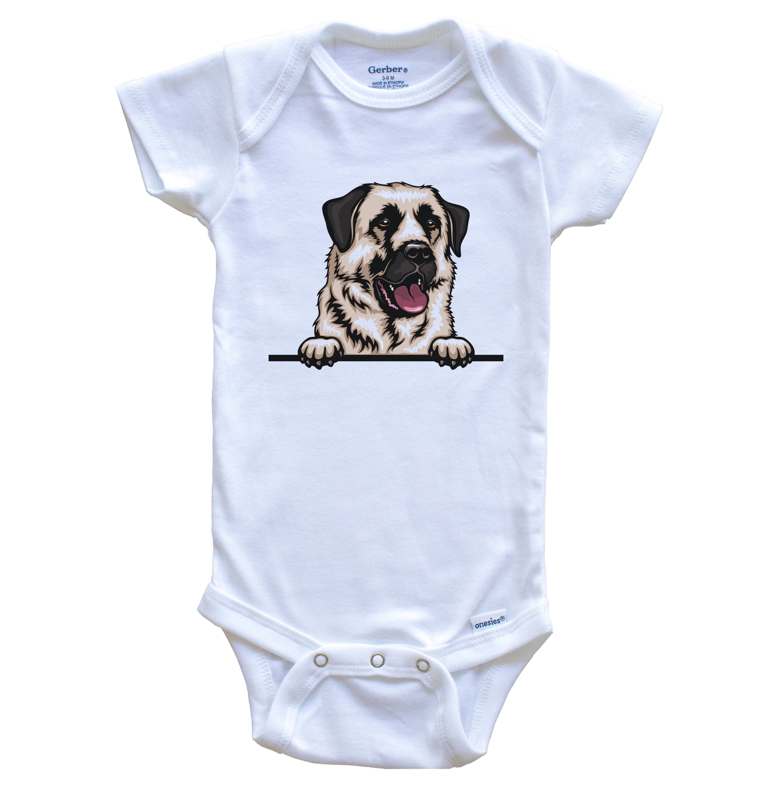 Anatolian Shepherd Dog Dog Breed Cute One Piece Baby Bodysuit