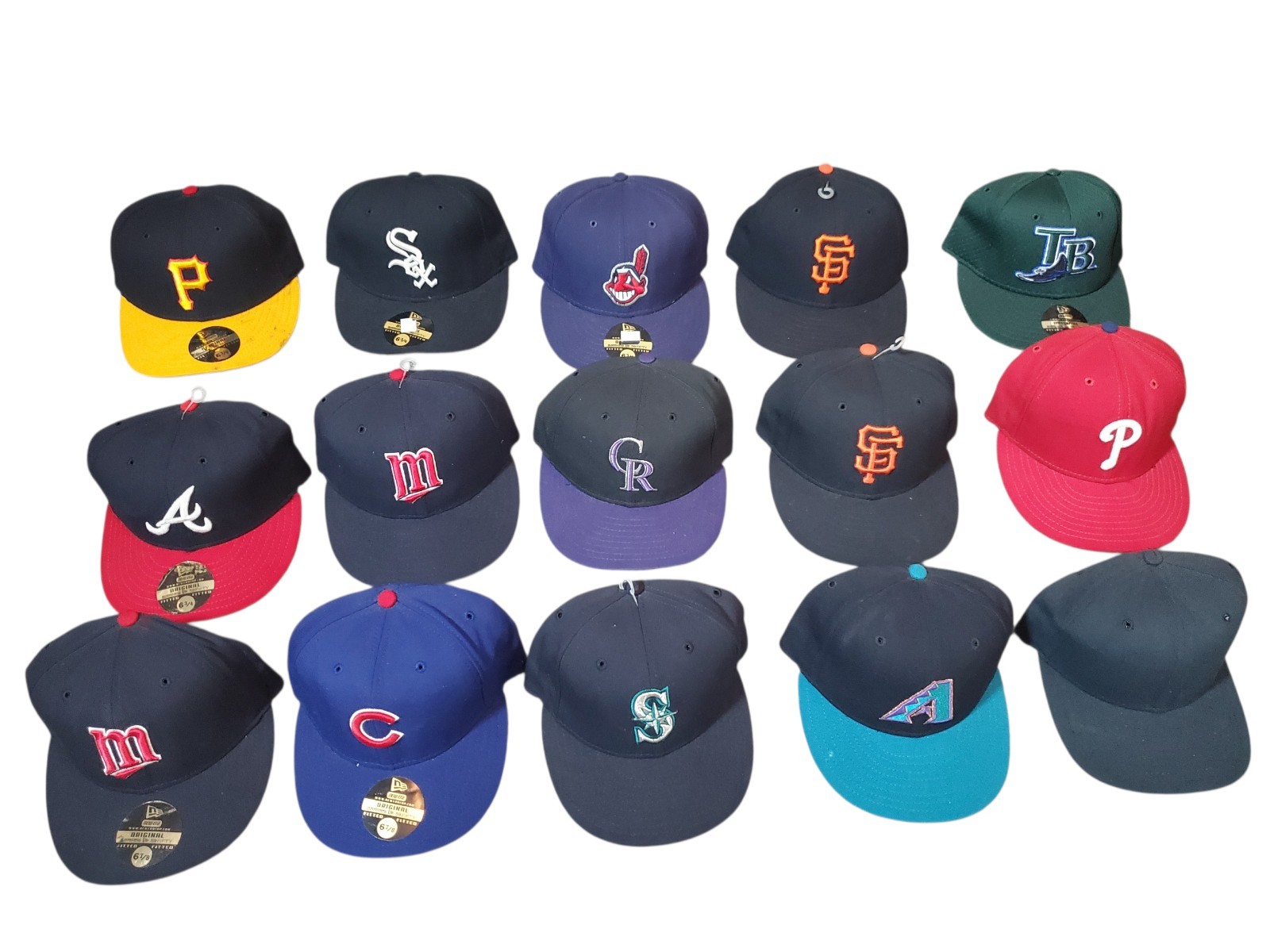 Vintage 90’s New Era Fitted Sz 6 3/4, 6 7/8, 6 5/8 Hat 59Fifty Pick Your Team