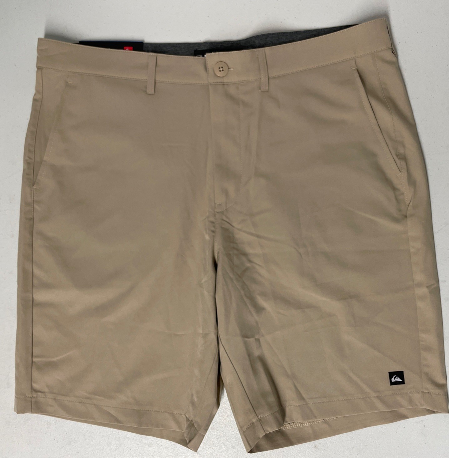 Quiksilver Men’s Regular Fit 9” Active Stretch Hybrid Shorts TAN 36 Wicking UV