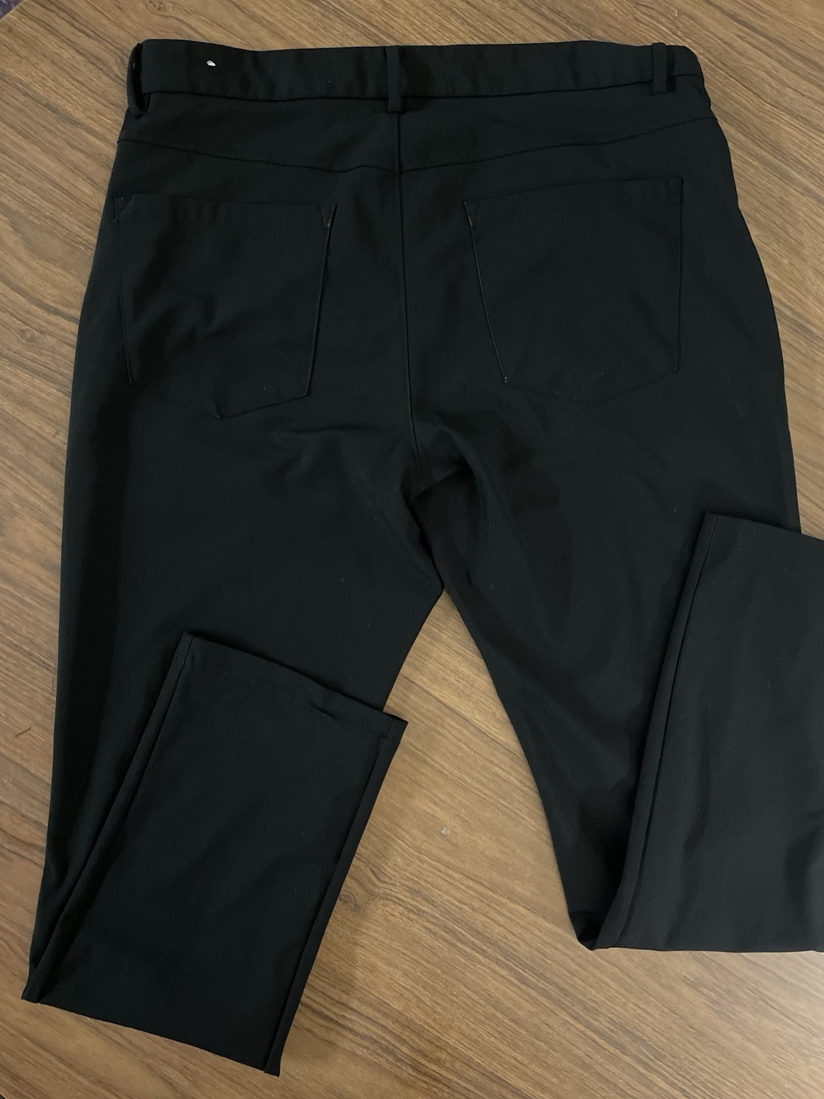 Old Navy Men’s Pants 32×30 Black Slim 4 Way Stretch Dress Active Pockets