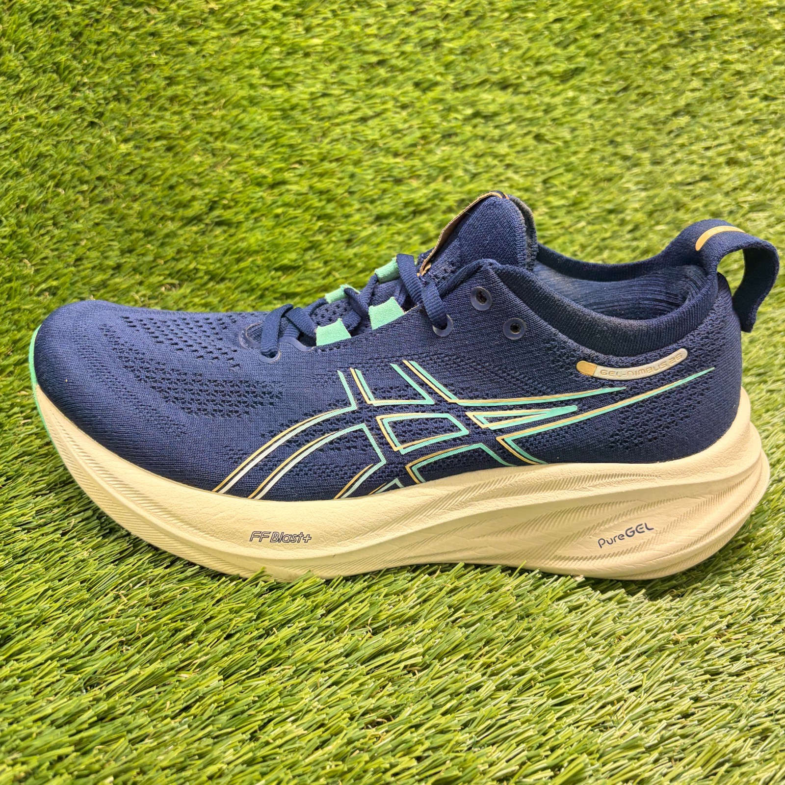 Asics Gel-Cumulus 26 Womens Size 8 Blue Athletic Running Walking Shoes Sneakers