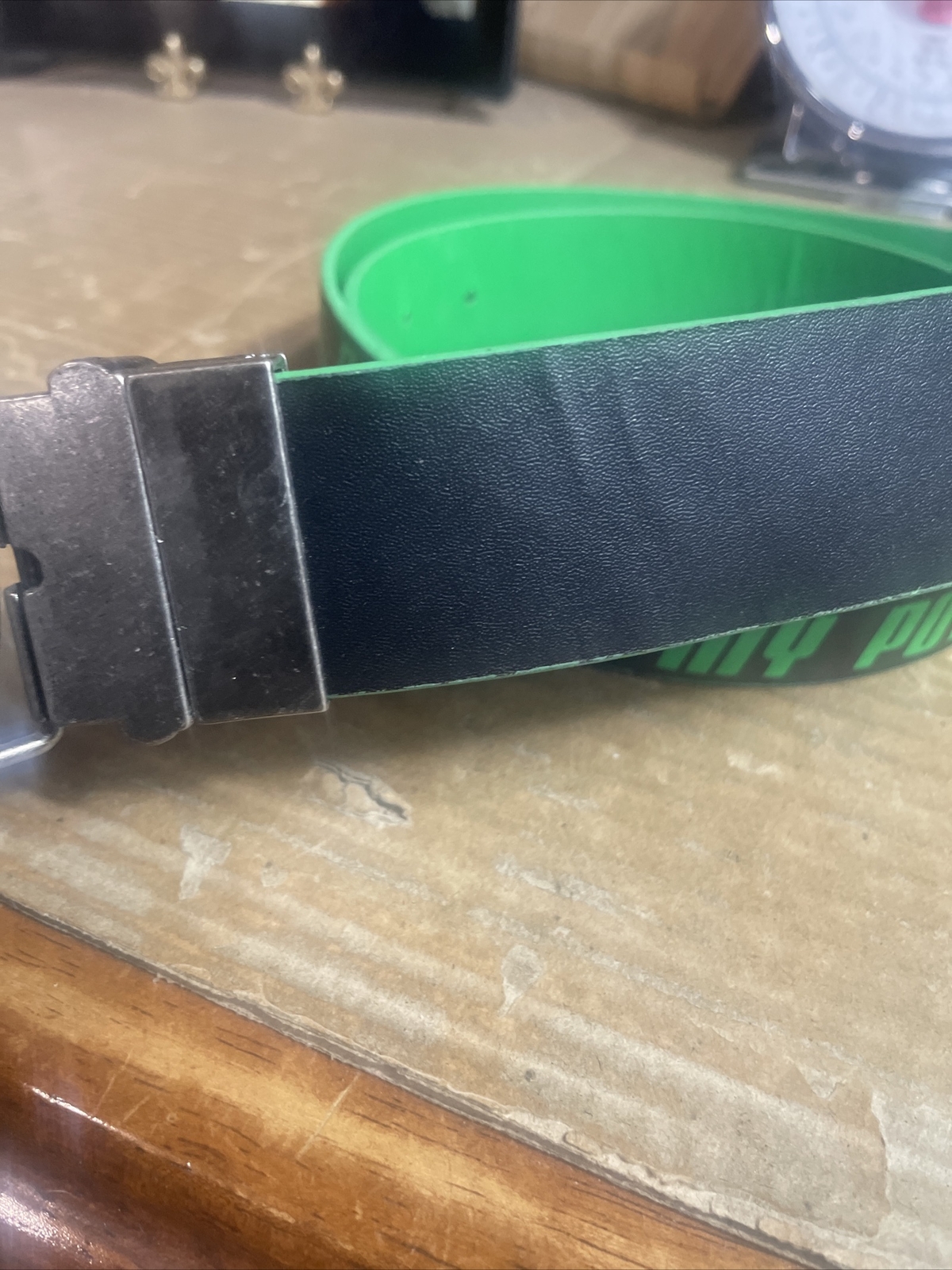 DC Comics Green Lantern Reversible Belt Buckle & Belt 45” Not Including Buckle