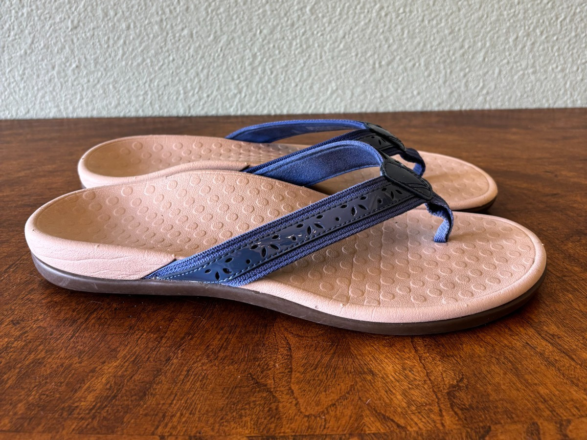 Womens Vionic Tide II Toe Post Sandal Comfort Orthotic Flip Flop – Size 9
