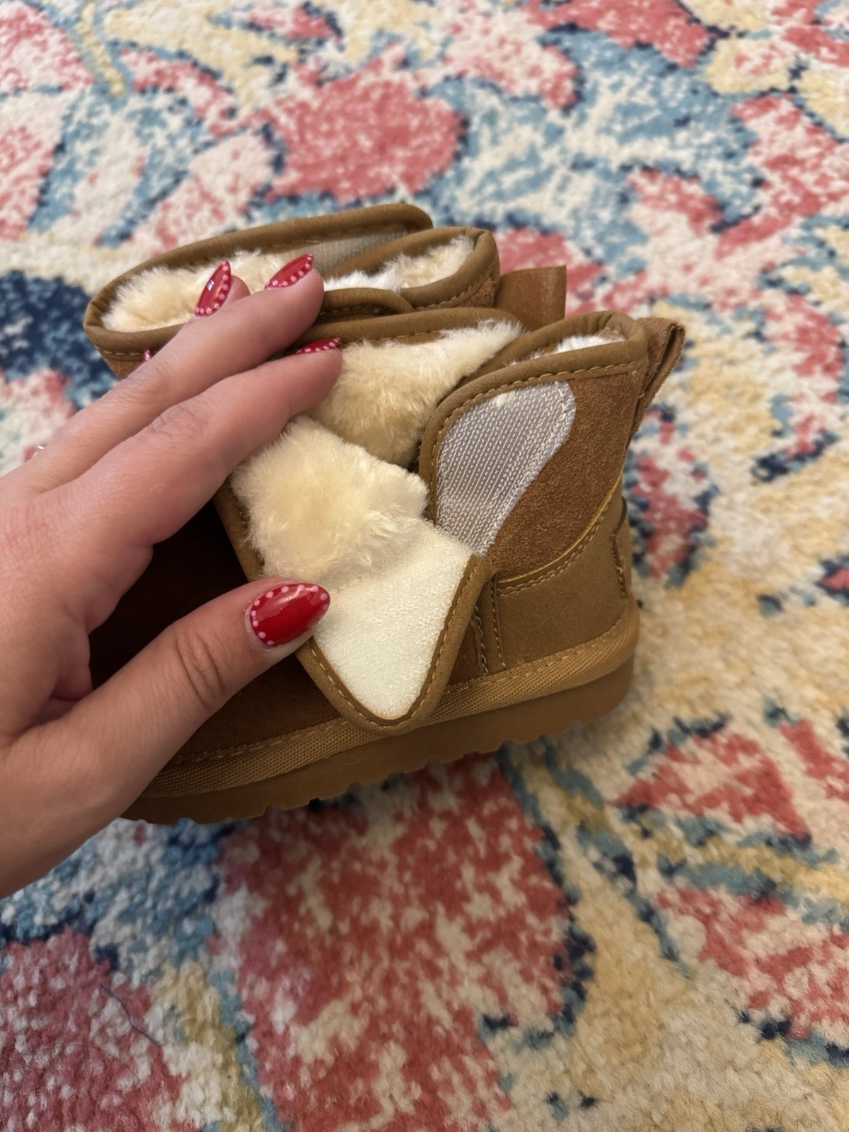 Hobibear Toddler Winter Snow Boots Ugg Look Alike Faux Fur Size 7