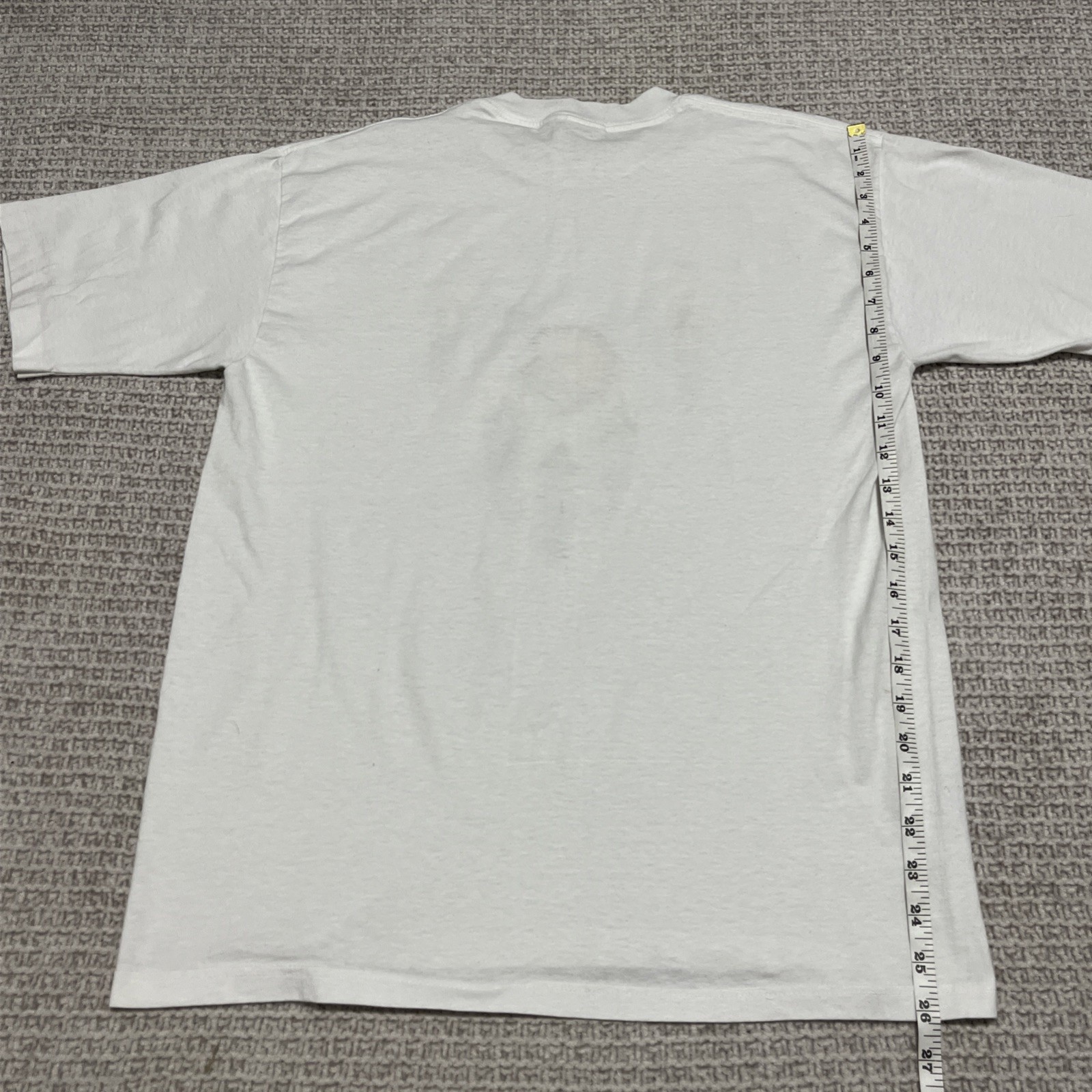 VTG Cal Cru Single Stitch White T Shirt Eagle Grunge Design 80s 90s