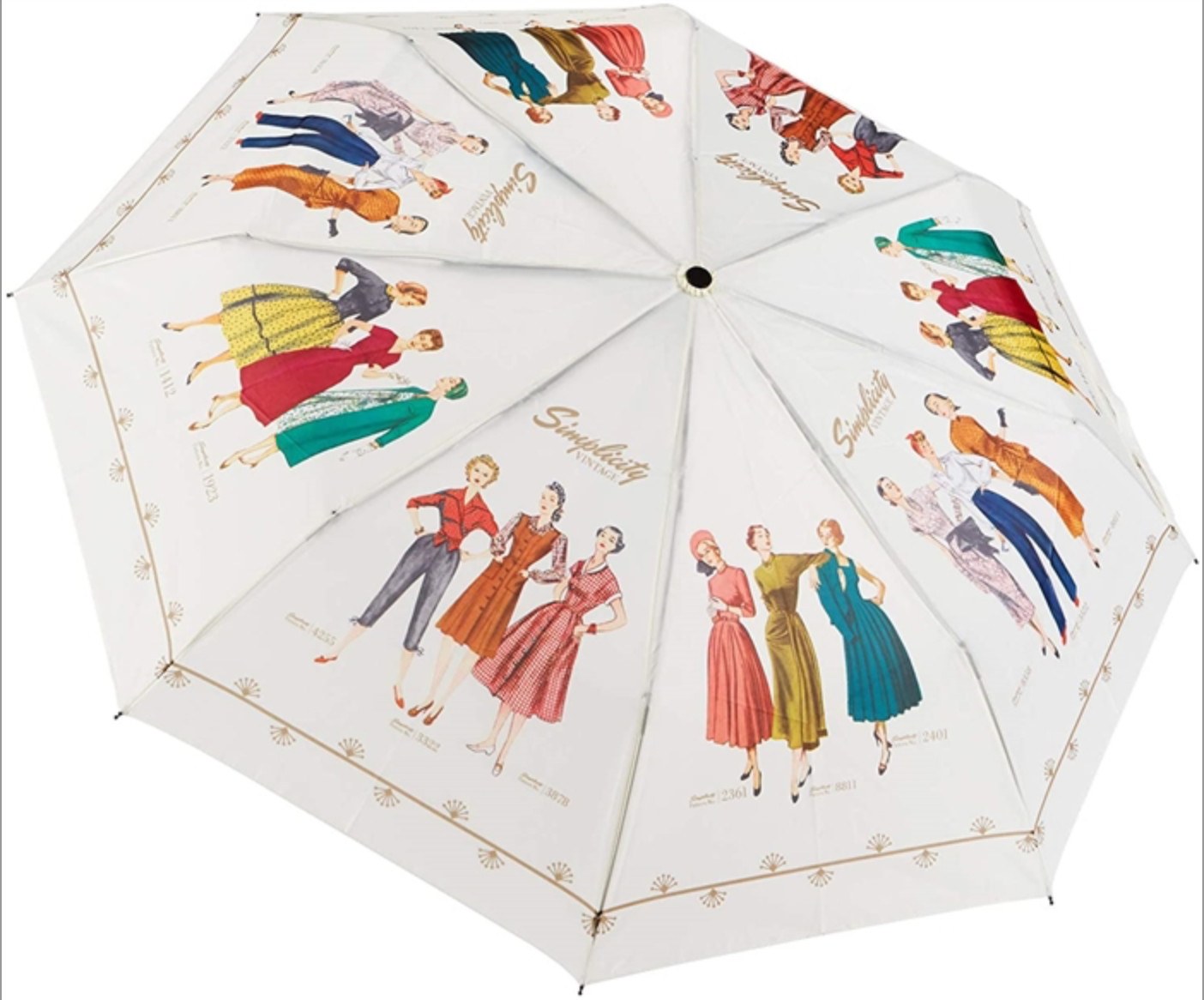 Simplicity Vintage Small Umbrella Retro Vintage Fashion NEW IN PACKAGING!