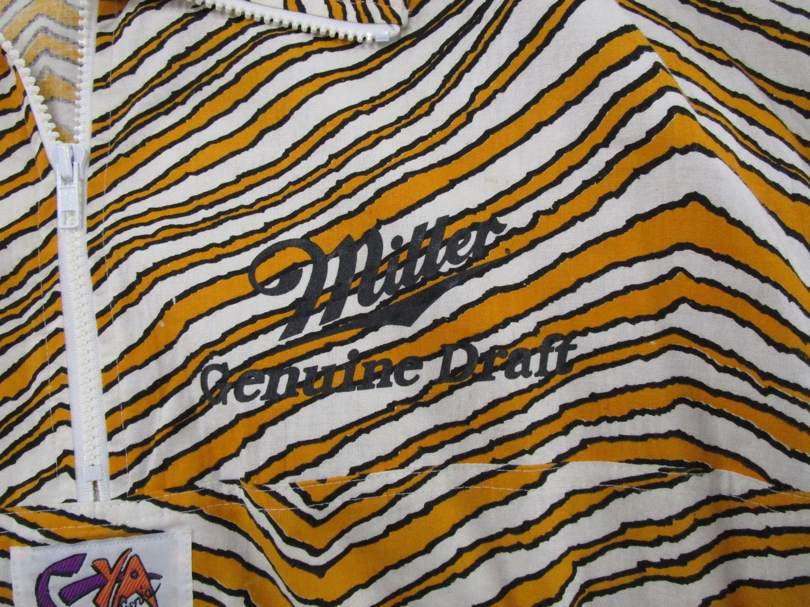 Vintage 80s C-YA In California Beach Surfer Pullover Miller Draft Beer Size L