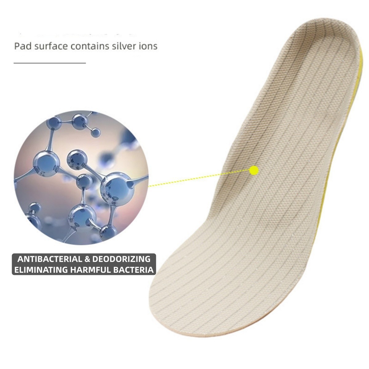 Orthotic Shoe Insoles Insert 1Pair Flat Feet High Arch Support Plantar Fasciitis