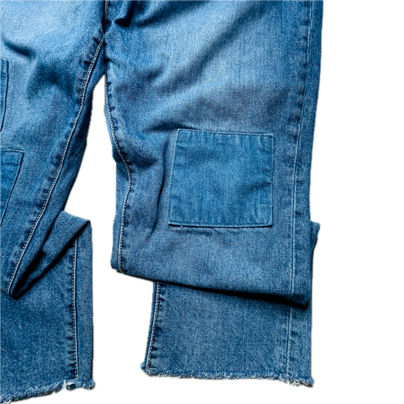 Universal Thread Women’s 12/31 R Boyfriend Patch Detail Raw Hem Jeans 31×29