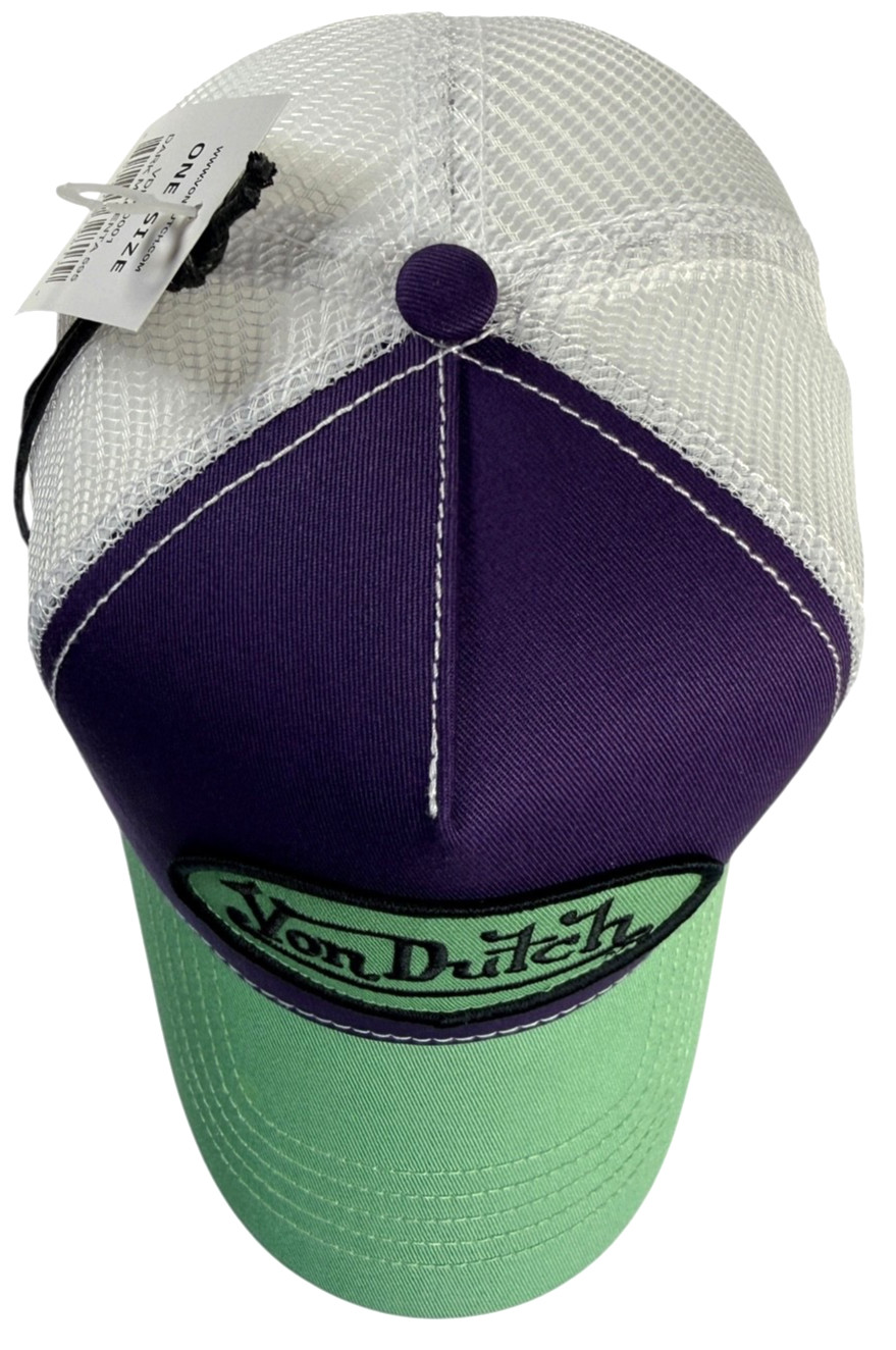 Von Dutch Hat (DARK MAGENTA) Mesh Snapback Trucker One Size BRAND NEW W/ TAGS!