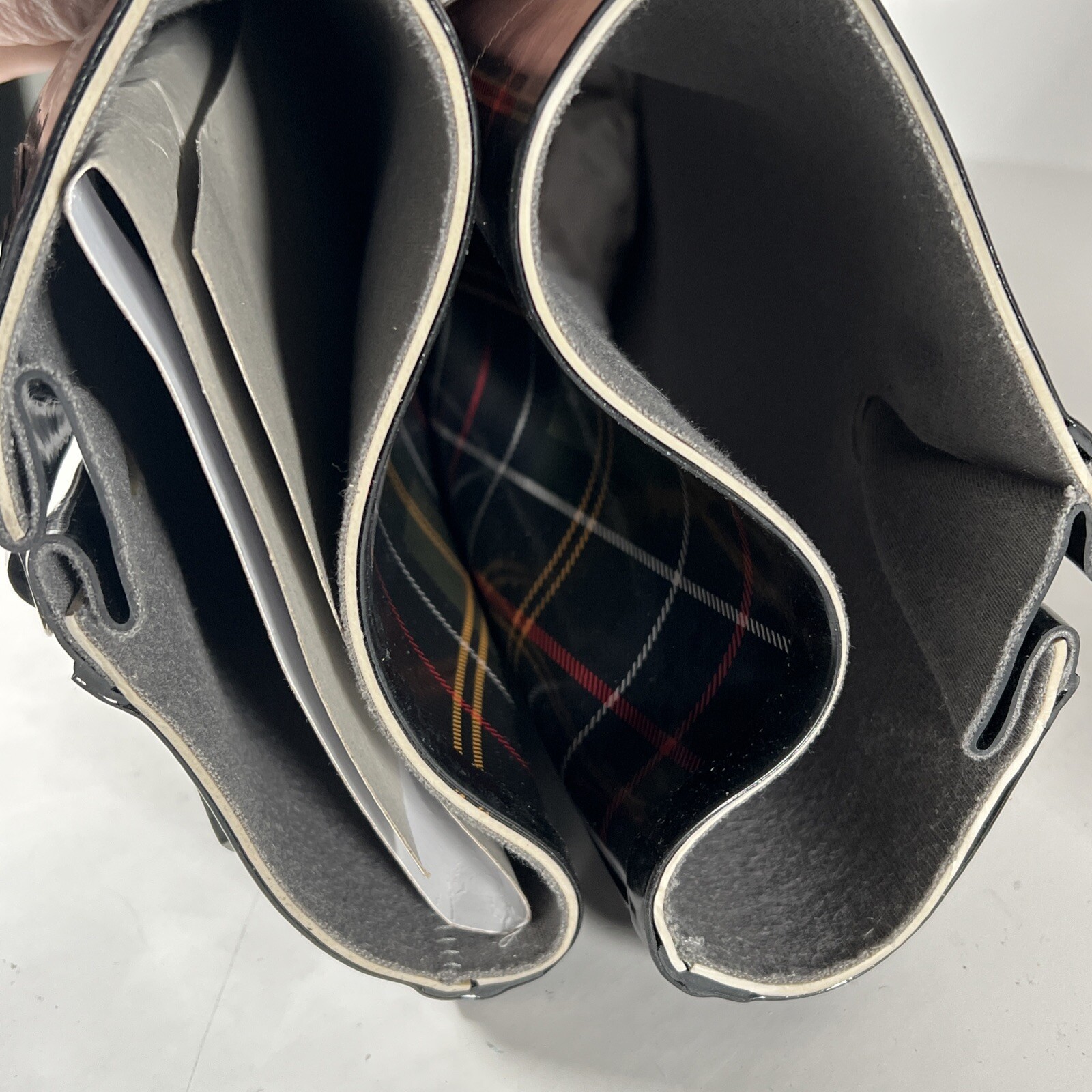 Nomad Black Rain Green Multi Plaid Womens Size 9 SEE PICTURES