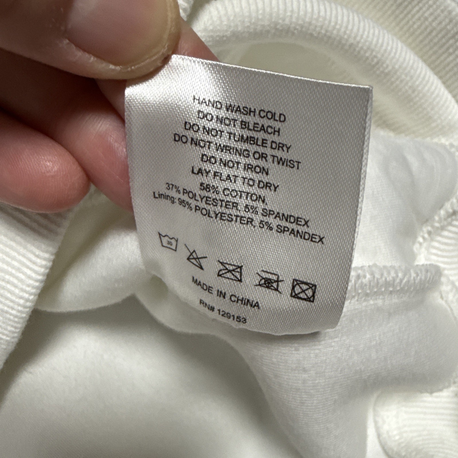 Telfar Telly Mockneck Sweatshirt in White Size XL