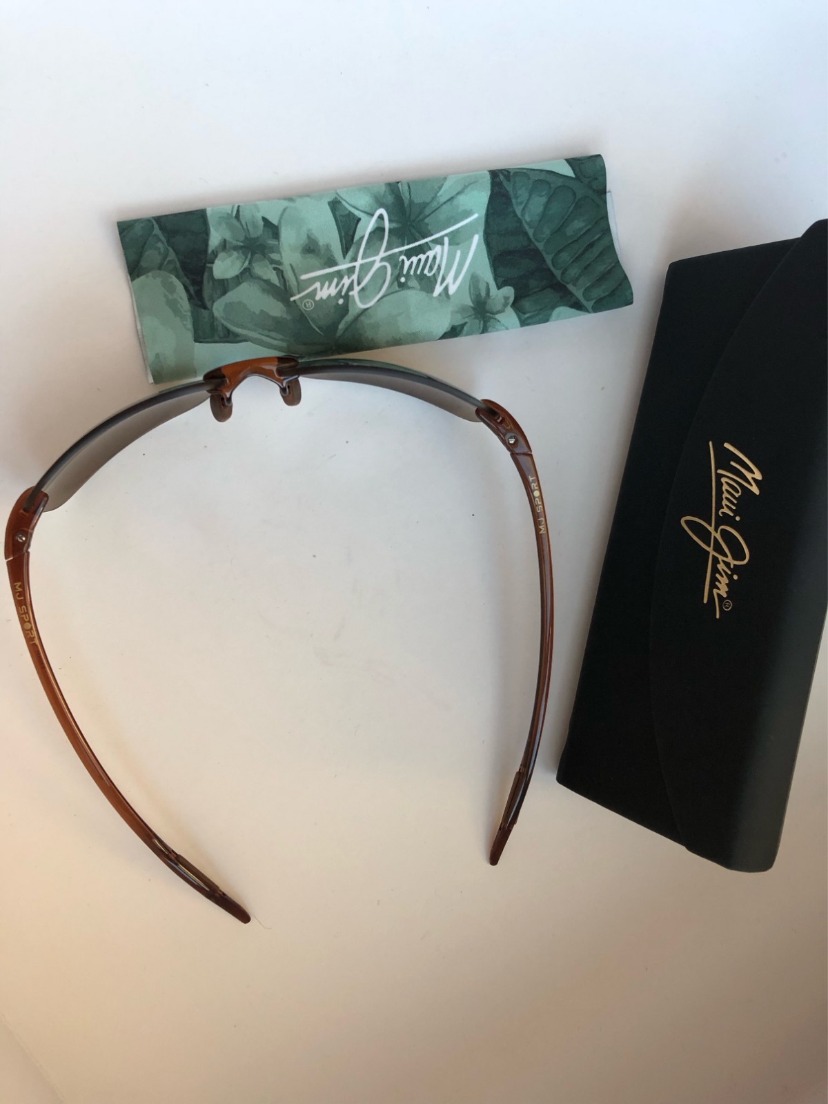Maui Jim Breakwall H422-26/63-13 127mm Polarized Rimless Sunglasses – Brown