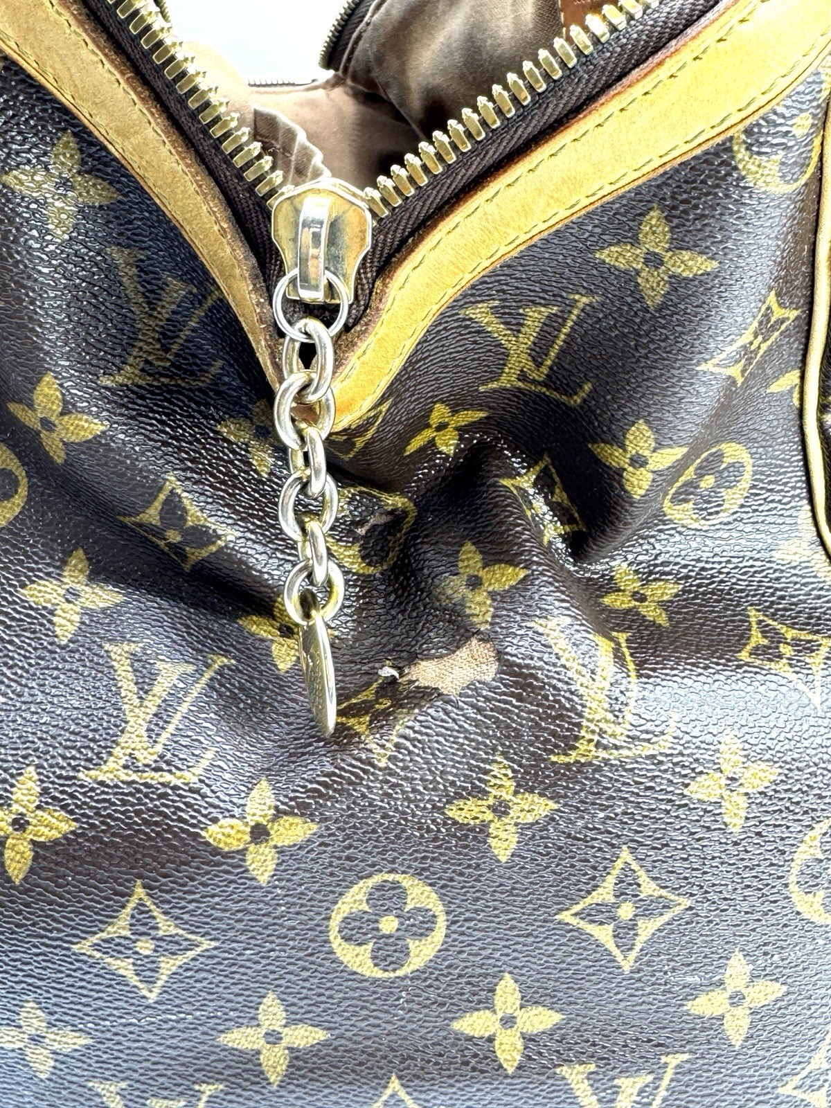 LOUIS VUITTON Tivoli GM Shoulder Handbag M40144 Monogram canvas Brown Used LV