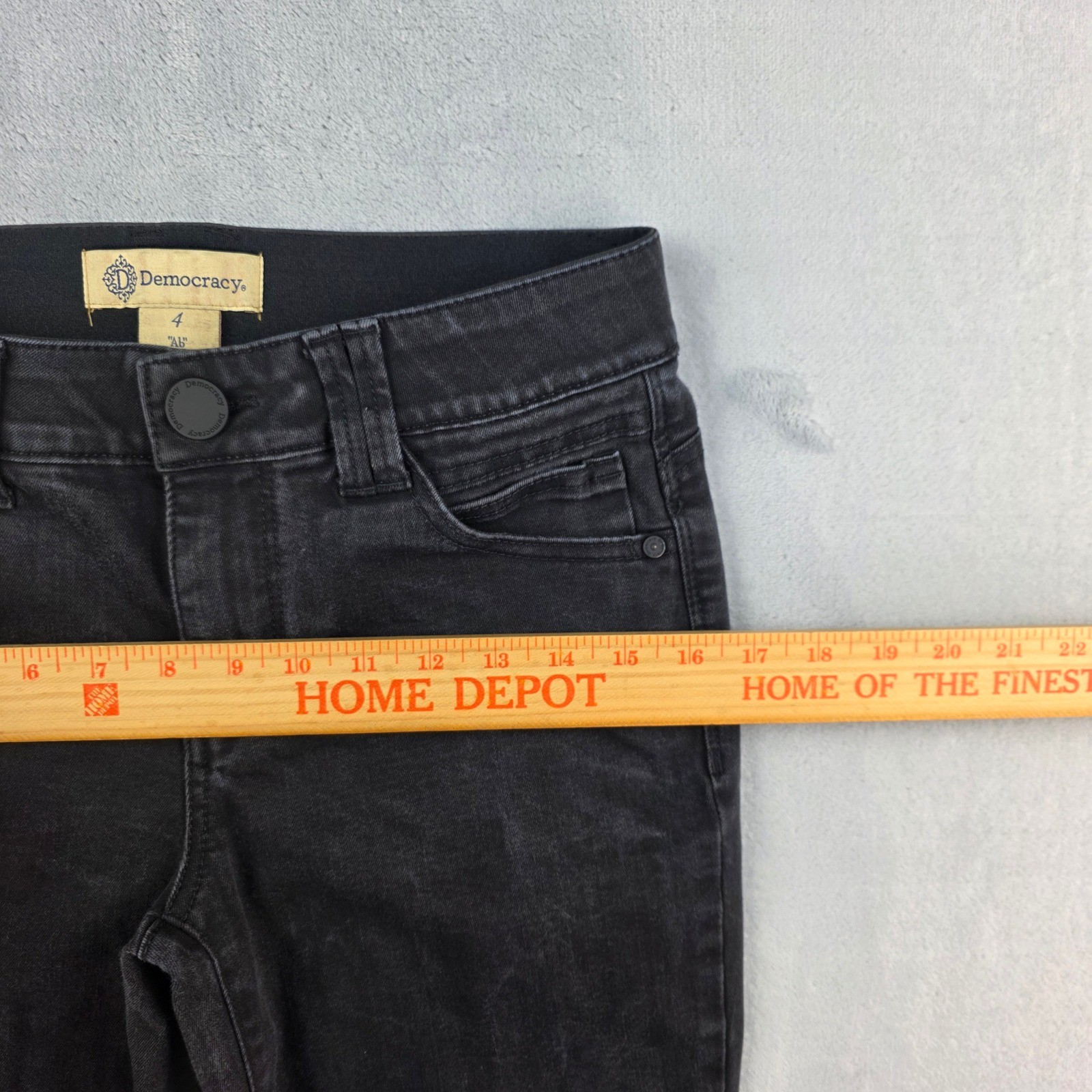 Democracy Ab Technology Black Skinny Jeans Womens Size 4 BN1873KFSL Dark Wash