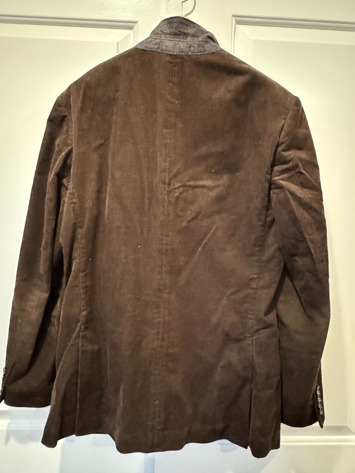 J Crew Ludlow Chocolate Brown Corduroy Sport Coat Blazer Jacket 40R