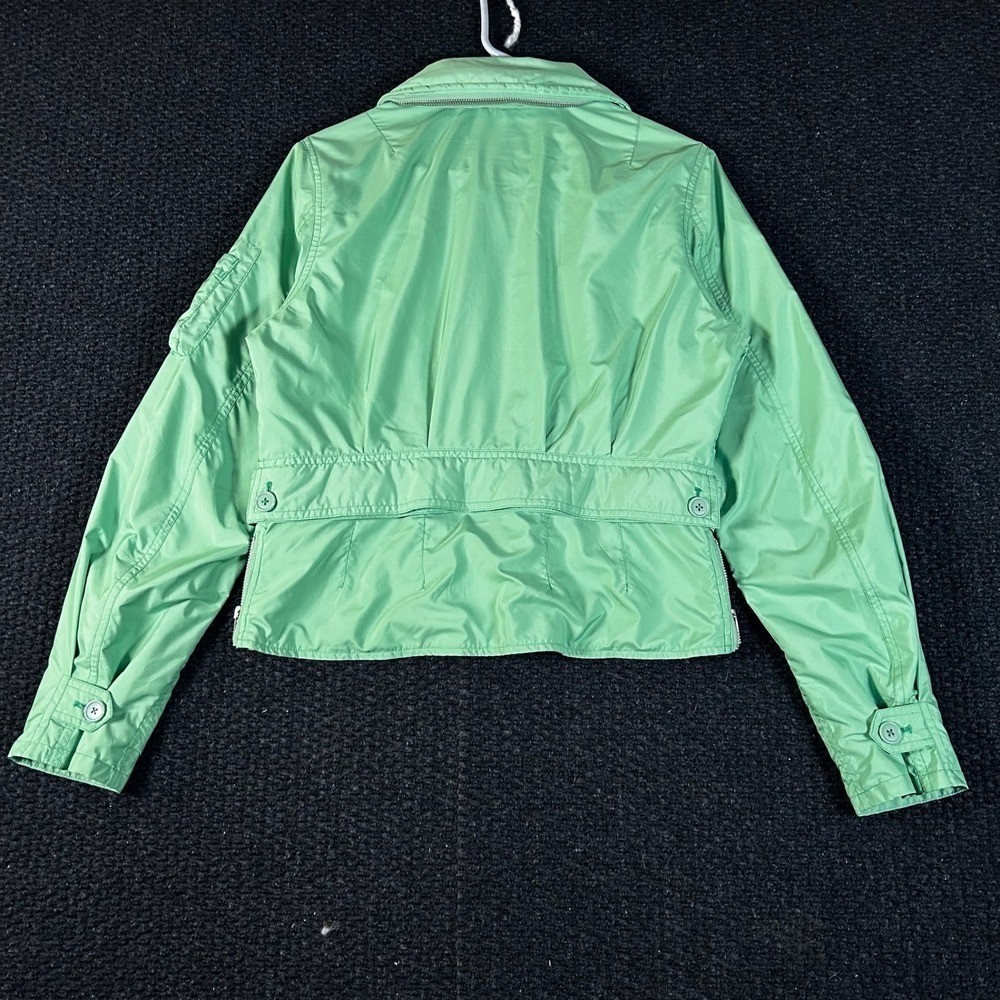 Ralph Lauren Polo Jeans Co Green Full Zip Bomber Jacket Womens M95