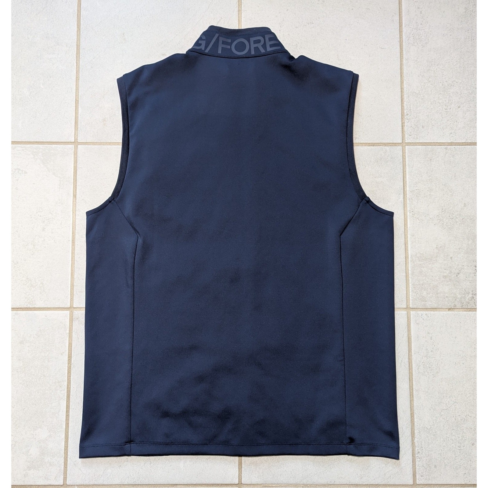 G/Fore Men’s Large Interlock Performer Vest Stretch Tech Twighlight Navy Blue