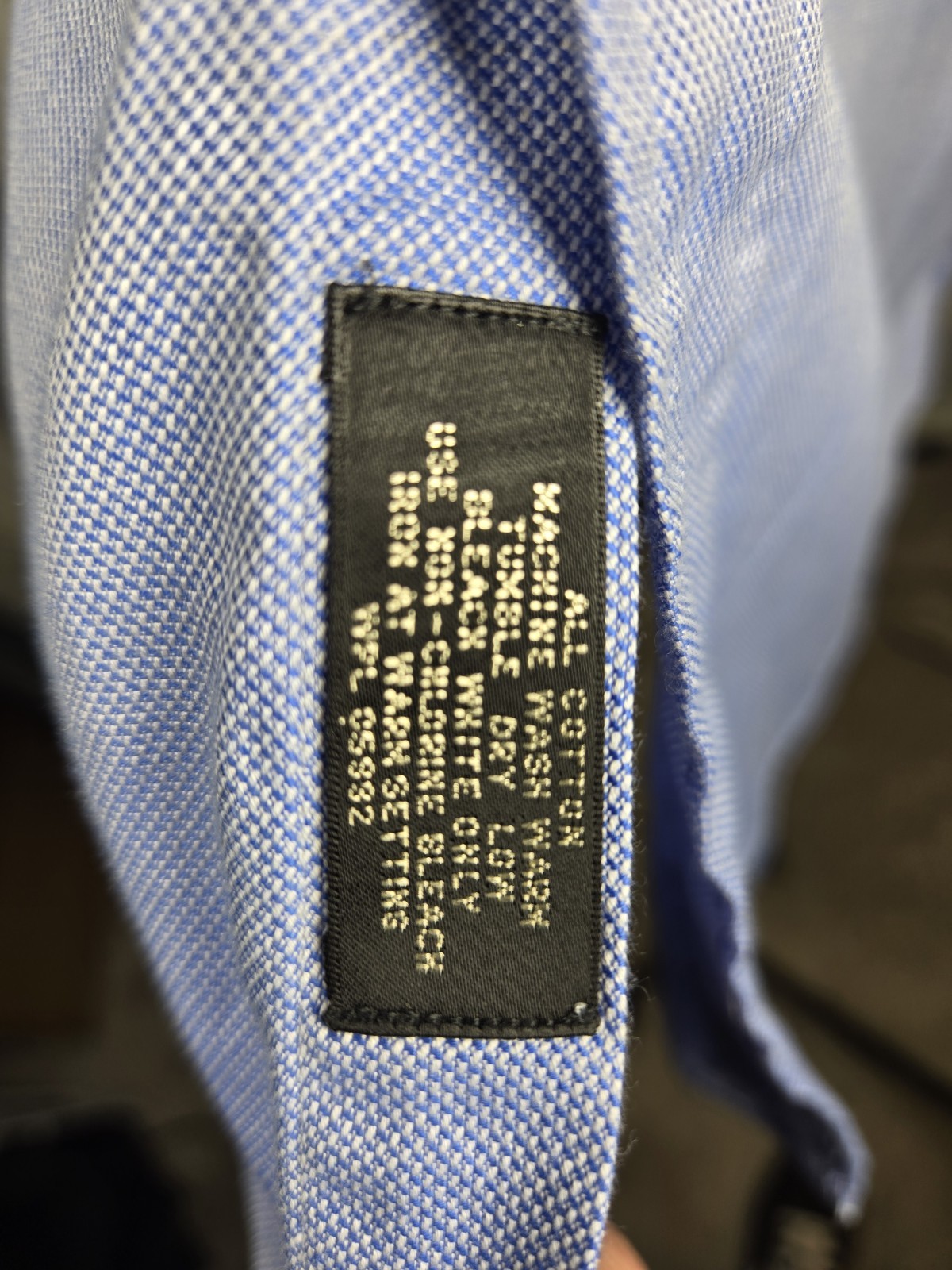 Jos. A. Bank Men’s 80’s 2 Ply Royal Oxford 100 Cotton Button-down French Cuff 16