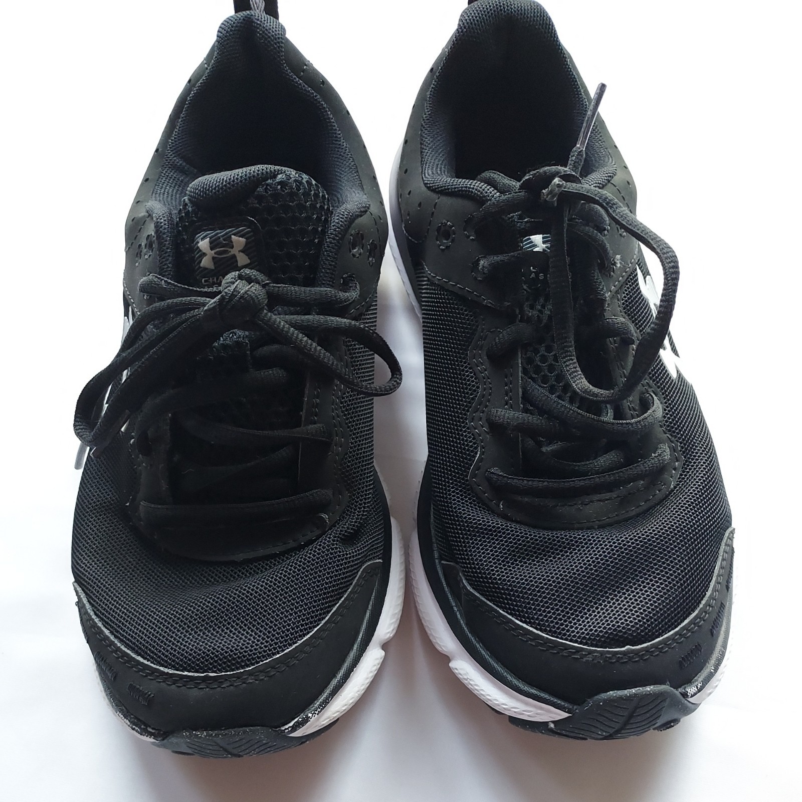 Under Armour Charged Assert 10 Black White Women’s Running Sneakers Athletic