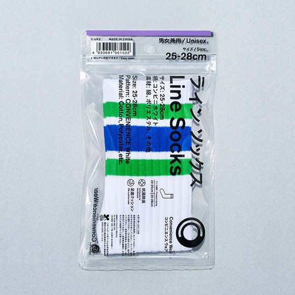 Family Mart Color Line Socks Convenience Japan import