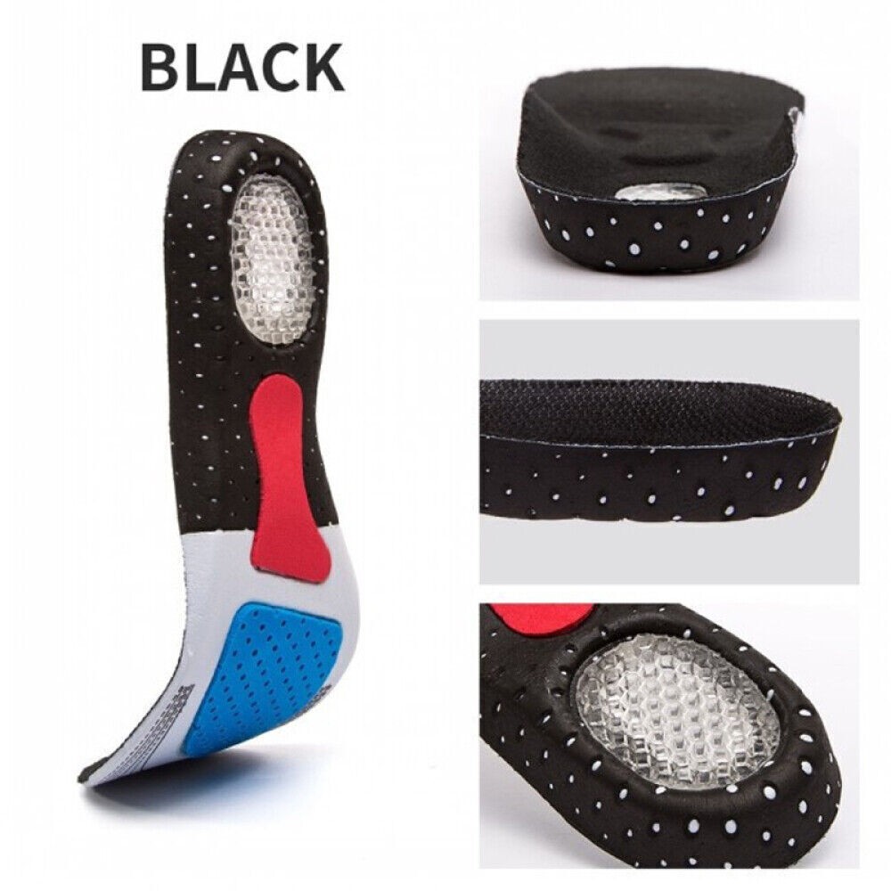 Men Insoles Gel Orthotic Sport Running Insert Shoe Pad Arch Support Heel Cushion