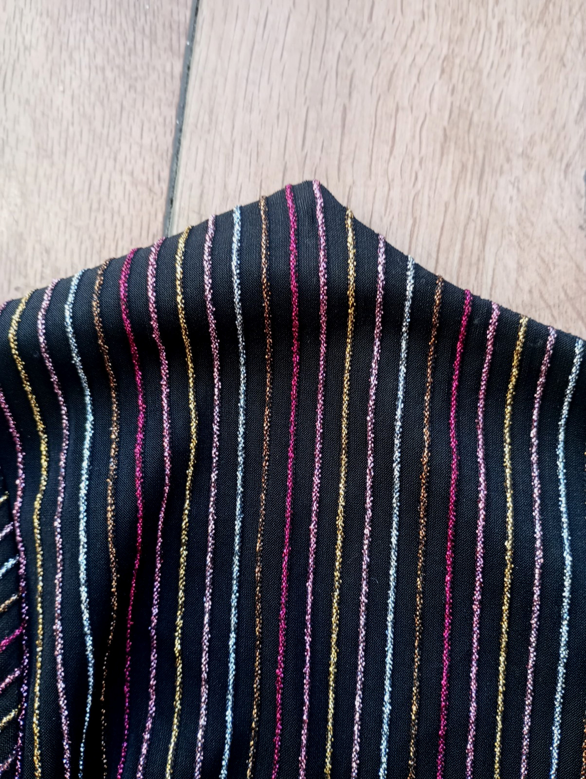NEW&TAGS FRENCH CONNECTION dress SIZE S 8 10 metallic multicolour stripe RRP £95