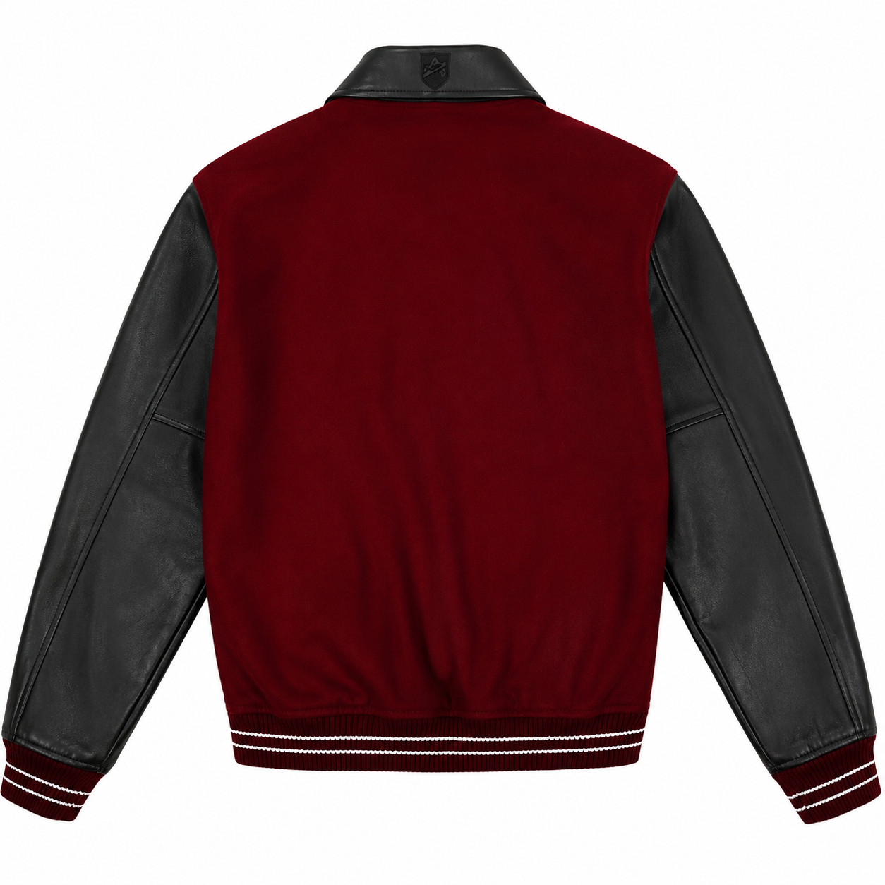 Men’s Avirex Classic Wool Varsity Leather Bomber Jacket American Flight Jacket