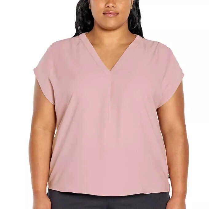 Banana Republic Ladies’ Short Sleeve V-Neck Blouse(#1764639 & 1685714)