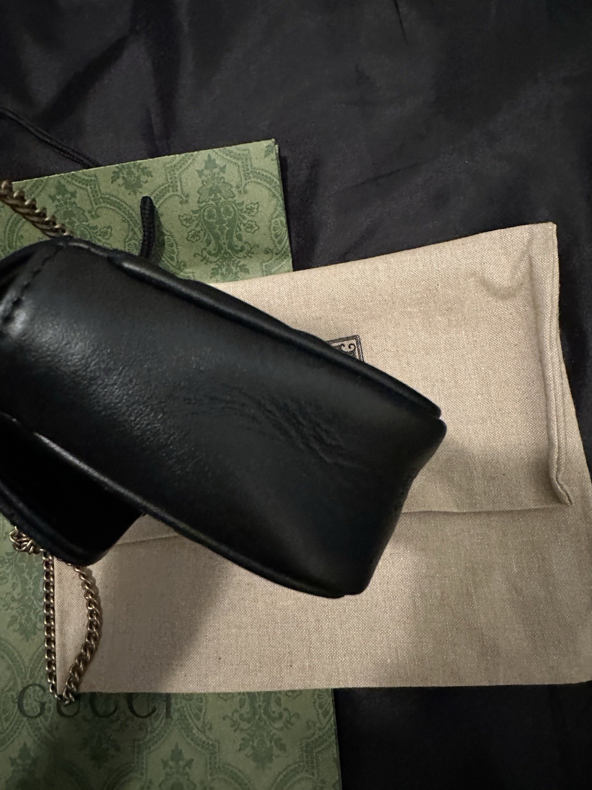 GG Marmont Matelasse Leather Super Mini Shoulder Bag