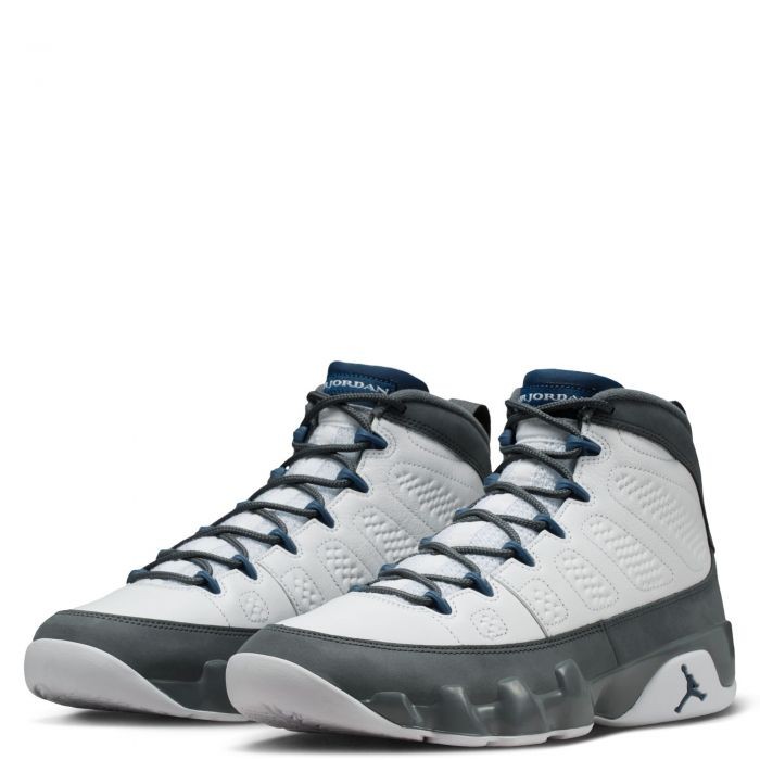 Nike Air Jordan 9 Retro Shoes White Flint Gray French Blue HV4794-100 Men’s NEW